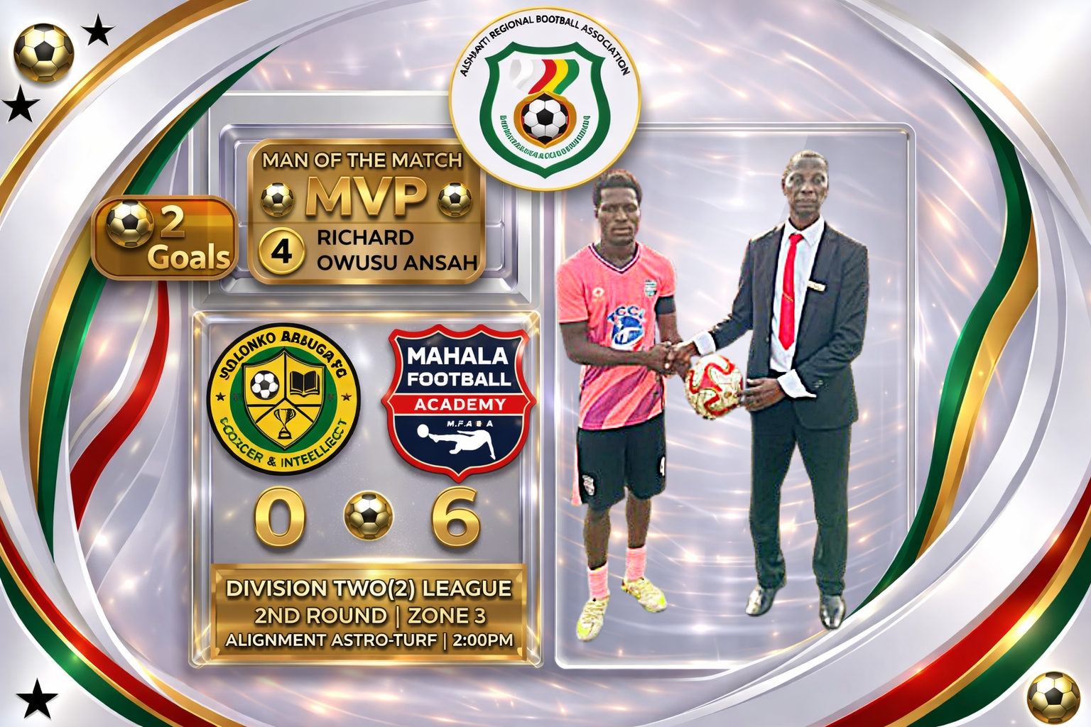 Richard Owusu Ansah - Man of the Match